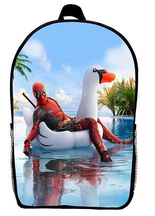Рюкзак дідпул дитячий (gear bag mini deadpool 08) чорний, 29 х 21 х 9 см