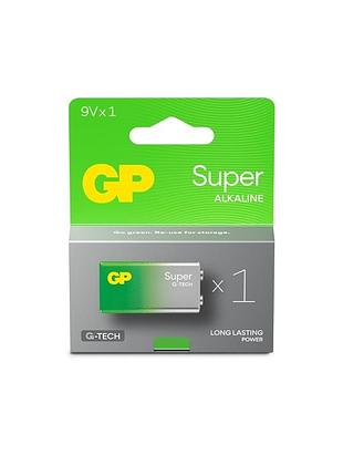Батарейка крона gp 9v/6lf22 super alkaline (1шт)