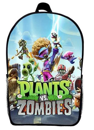 Рюкзак детский растения против зомби (plants vs zombie gear bag mini 01) черный, 29 х 21 х 9 см