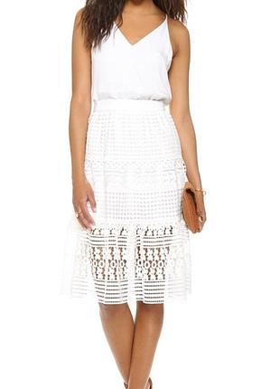 Diane von furstenberg юбка миди кружево