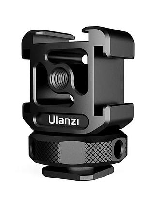 Адаптер кронштейн ulanzi metal triple cold shoe mount (uv-2132 pt-12)