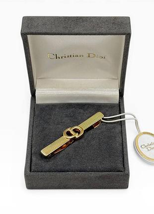 Затискач для краватки christian dior.