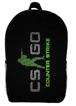 Рюкзак контр страйк 2 cs go дитячий (gear bag counter strike 2 mini 03) чорний, 29 х 21 х 9 см