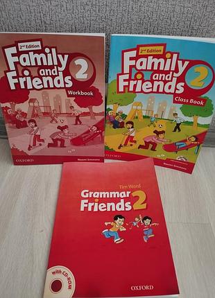 Family and friends 2 class book workbook grammar
