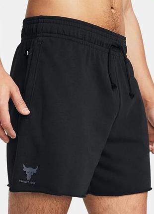 Оригинальный under armour project rock terry 1385937 (m) шорты