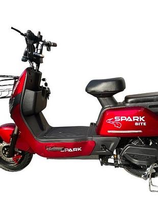 Велосипед з електромотором spark bite 60v/1000w/20ah 14" червоний