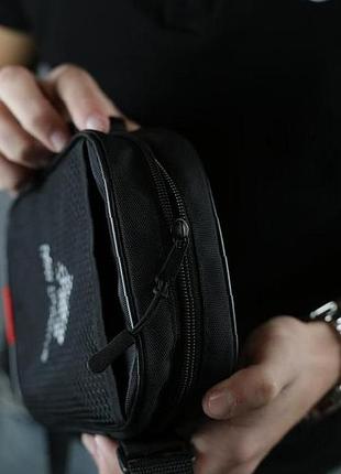 Барсетка чорна new balance сумка нью беланс барсетка маленька сумка через плече сумка спорт 4