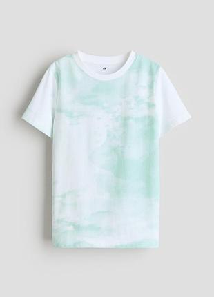 Бавовняна футболка з принтом h&m 9744, 9745