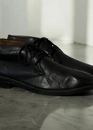 Черевики чоловічі clarks gore-tex / шкіряні дезерти / не промокають / розмір 43