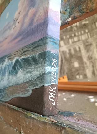 Картина акрилом 20×20 2