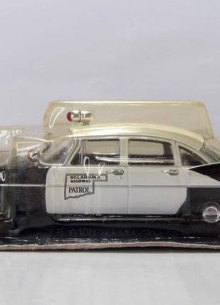 Plymouth savoy 1955, дорожная полиция штата оклахома, deagostini. 1:43 запечатанный блистер