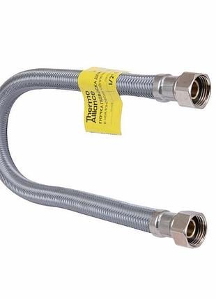 Шланг forte для воды d10 60 см nylon 1/2"x1/2" вв taf383w60 thermo alliance