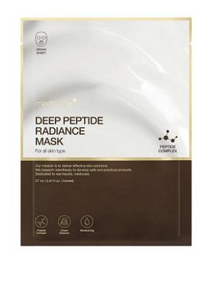 Medicube deep peptide radiance mask - регенеруюча кремова маска з пептидами, 27 г