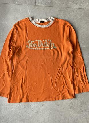 Футболка vintage von dutch long sleeve t-shirt