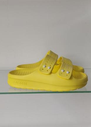 Женские шлепанцы lacoste serve strap