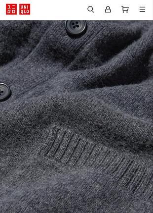 Кардиган кофта uniqlo 3