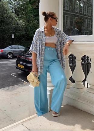 Классные голубые широкие брюки из вискозы с поясом zara
✨✨✨✨✨✨✨✨✨✨✨✨