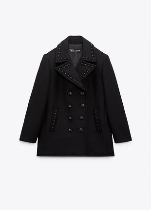 Пальто вовняне zara