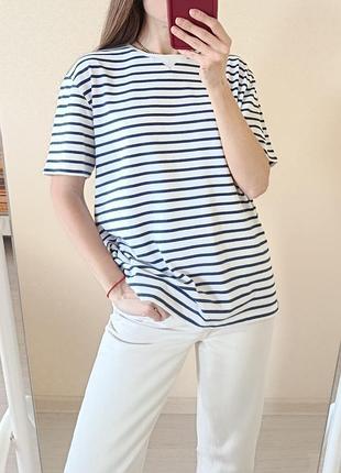 Футболка смужка massimo dutti