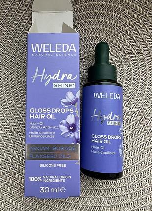 Поживна олійка для волосся weleda