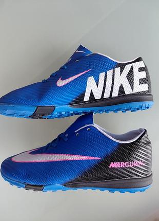 Nike сороконожки, бампы детские найксы mercurial. новый сезон синтетика