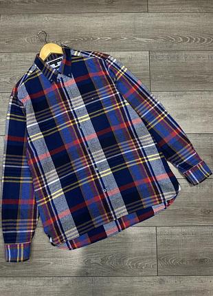 Фірмова сорочка овершот tommy hilfiger в клітинку