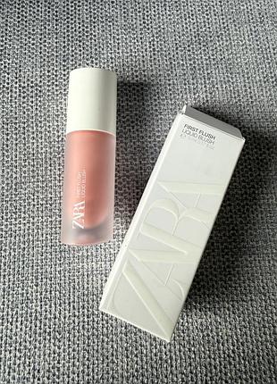Zara first flush liquid blush румяна зара, жидкие румяна
