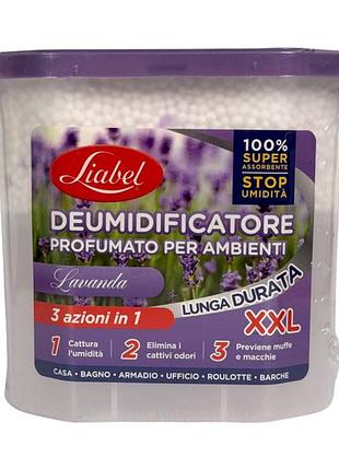 Поглотитель влаги liabel xxl лаванда deumidificatore 3в1, 800 мл
