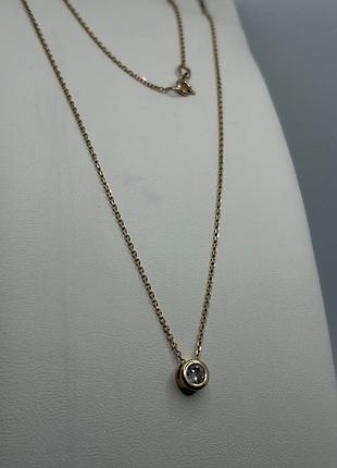 Золотий ланцюжок ⛓️‍💥 585 проби (45см) з підвіскою 💎