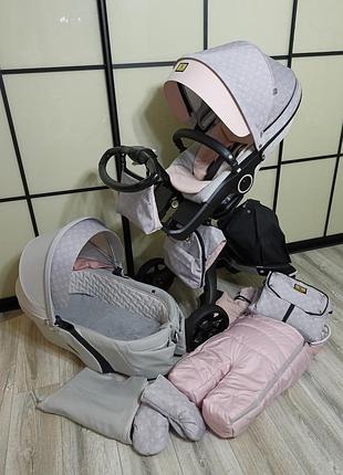 Коляска stokke xplory v6 2в1 полный комплект