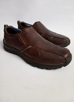 Кожаные мокасины skechers
