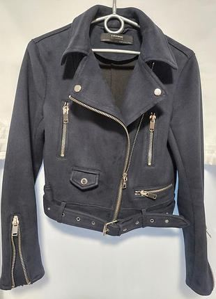 Стильна косуха zara,замша.