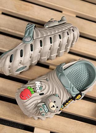 Children's crocs teddy grey 6