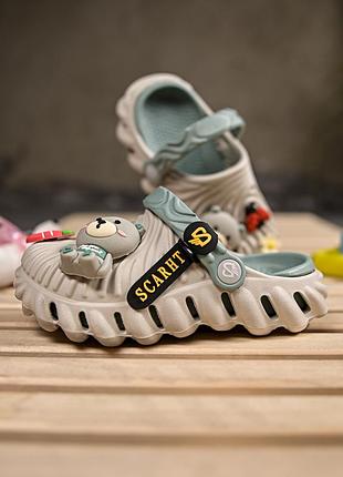 Children's crocs teddy grey 2