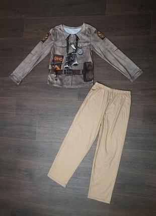 Карнавал маскарад костюм археолог 9 10 лет 134-140 рост хеловин хелоуин косплей