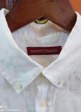 Рубашка мужская montezemolo итальялия 100% лен
