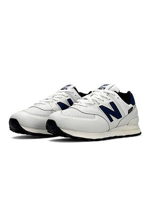 Чоловічі кросівки new balance 574 white navy