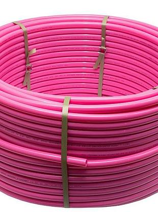 Труба тепла підлога rsk тitan pink evoh/pe-rt d16x2,0mm oxygen barrier 600м