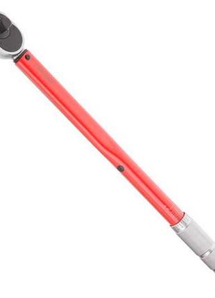 Ve ключ динамометрический intertool 1/2" new version 28-210нм красный для затяжки болтов и гаек трещот n6w_ver 5