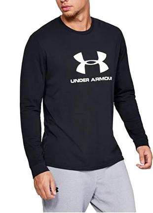 Чоловічий лонгслив under armour sportstyle logo ls | розмір m