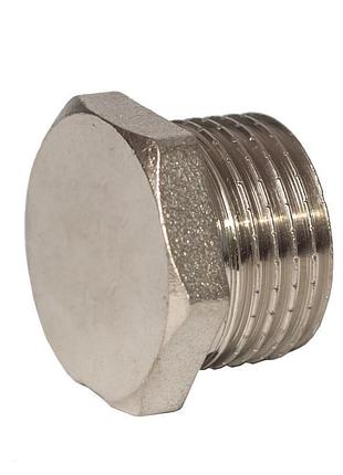 Заглушка латунна різьбова 3/4"з rsk італія 130/520