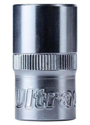 Насадка шестигранна коротка 1/2" 16мм crv ultra (6070162)