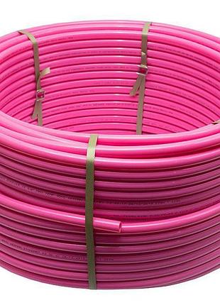 Труба тепла підлога rsk тitan pink evoh/pe-rt d16x2,0mm oxygen barrier 300м