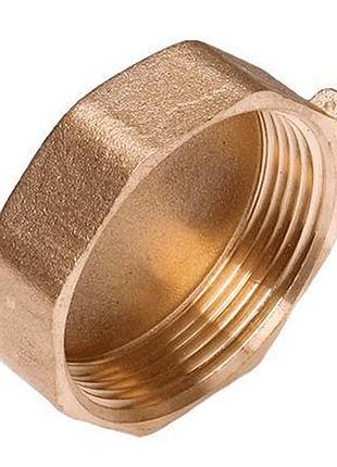 Заглушка 1/2" вн. під пломбу латун., (без покриття), 10/500шт