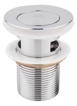 Донний клапан lidz tani 004 нажимний 1 1/4" з переливом ldtan004crm32527 chrome