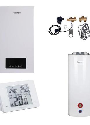 Комплексное решение thermo alliance для котельные: электрический котел 10 квт + комплект подключения бойлера + комбинированный