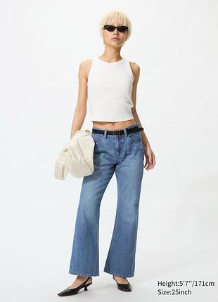 Джинси uniqlo сині bootcut jeans