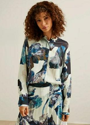 Віскозна сорочка блуза modern rarity archive bloom print blouse