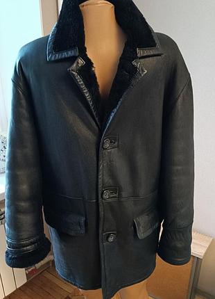 Винтаж!шикарная мужская дубленка gino danielli leather house