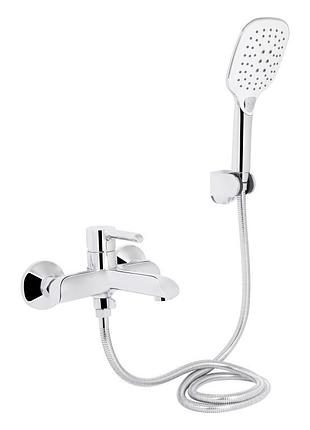 Смеситель для ванны qtap grand (с душевым гарнитуром) qtgracrm006 chrome
